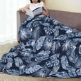 thumbnail image 6 of Sikiie Tropical Leaves Ultra-Soft Micro flannel Blanket Luxury All Seasons Warm Blanket for Bedding Sofa and Travel (4 sizes)-40"x30", 6 of 7