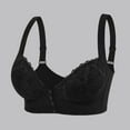 thumbnail image 6 of YDFCWXW Front Closure Push up Bra for Women Plus Size Underwire Seamless Support Everyday Bra (Black, 46FG), 6 of 7