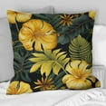 thumbnail image 2 of Designart "Magical Monstera Wonders" Tropical Printed Throw Pillow, 2 of 5