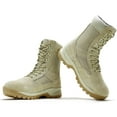thumbnail image 7 of Rockrooster VEGA Men's 8" Tactical Boot Lightweight Military Combat Boots Soft Toe Comfortable Work Boots Desert Boots AB2664-8.5, 7 of 7