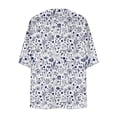 thumbnail image 5 of TaTaai Women's Casual Open Front Cardigan with All-Over Pattern, 3/4 Sleeves, and Soft Flowy Chiffon Fabric for Layering Gift, 5 of 5