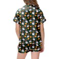 thumbnail image 4 of 6-7 Years Tween Girl Set Halloween Short Sleeve Shorts Sleep Girls Summer Pjs Girls Matching Pajama Sets, 4 of 5