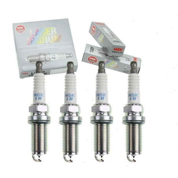 4 pc NGK Laser Iridium Spark Plugs compatible with Lexus NX200t 2.0L L4 2015-2017