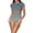 Orange, variant on Cameland Women Two Piece Rash Guard Short Sleeve Swimsuits Swim Shirt Bathing Suit With Bottoms Swimsuit