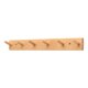 thumbnail image 1 of Percha de almacenamiento de pared Percha de almacenamiento de madera Percha sin perforaciones Gancho para ropa y sombreros, 1 of 7