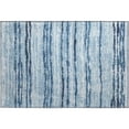 thumbnail image 2 of Addison Rugs Mayfield Washable Transitional Broken Stripes Blue Rectangle Rug, 1'8" x 2'6", 2 of 5