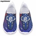 thumbnail image 1 of Doginthehole - Zapatillas de deporte informales para mujer, ligeras, cómodas y planas, de malla, para verano, 1 of 5