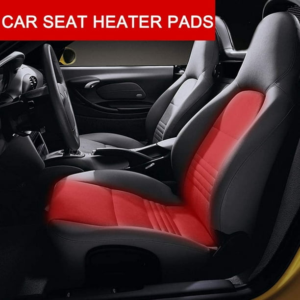 2PCS car motorcycle carbon universal seat heater heating mats retrofit kit  car