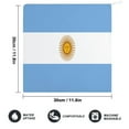 thumbnail image 2 of Argentina Flag Towels for Bathroom, Kitchen, Gym, Towels, Soft, Highly Absorbent, Hanging Towel with Hanging Eyelet, 2 of 8