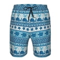thumbnail image 4 of Kdxio Sea Underwater Animals Pattern Mens Casual Shorts - Drawstring Summer Beach Sports Shorts for Men, 4 of 9