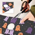 thumbnail image 6 of Yayeee Faucet Mat for Kitchen Sink 30" Diatomite Long Splash Guard Pad, Halloween Orange Ghosts, 2 Pack, 6 of 7