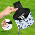 thumbnail image 4 of Haosy Different Size Trian Golf Mallet Putter Cover Strong Magnetic Leather Golf Club Headcover Closure, 4 of 7