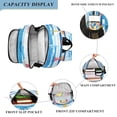 thumbnail image 3 of FORMRS Unisex School Backpack 17" Student Travel Bag with Laptop Compartment, Yellow Sailboats, 3 of 7