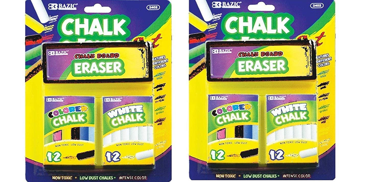 12 Mini Boxes of Colored Chalk Party Bag Fillers Favors Fun Birthday Activity VP