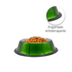 thumbnail image 3 of Plato Para Perro Importadora La Merced Tazón Mediano Verde Aluminio Antiderrapante, 3 of 5