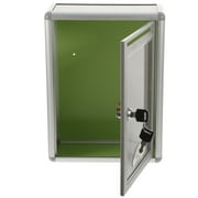 Wall Mount Mailbox, Lockable Secure Post Box, Drop Box with Key Lock, for Envelope, Letter, Outside, Home, Office Business
