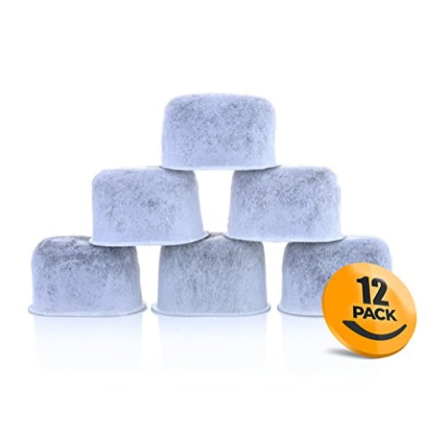 K&J Charcoal Water Filter Pods 12Pack Filters for Coffee Maker