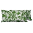 thumbnail image 1 of VargottamIndoor/OutdoorPolyester FabricLumbarPillowCover,All-Weather Waterproof Rectangular Cushion Case for Patio Furniture,12" x 18"Set of 2 -Leaves-25, 1 of 6