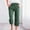 Army Green, variant on SwiftWear Plus Size Solid Capri Pants for Women - Cotton Linen Drawstring Waist Capris, Relaxed Fit Straight-Leg Pants S-5XL