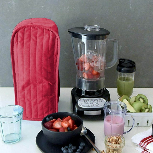 pitrice Mixer Blender Cover Keep Protector Anti Fingerprint Fingerprint Mixer Blender Cover for Kitchen Home red