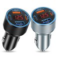 thumbnail image 1 of Cargador de teléfono de coche Avatcen, 65 W, 4 puertos USB C con voltímetro, 1 of 7