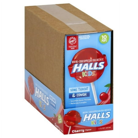 HALLS CHERRY POPS
