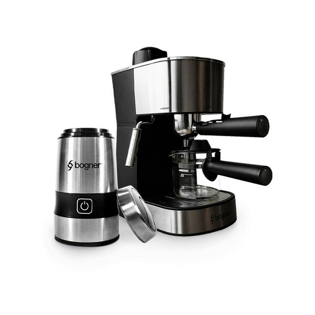 Combo Cafetera espresso Bogner con molino eléctrico de café y granos BCM35-BCG01
