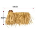 thumbnail image 5 of Artificial thatch roof, thatch roof shingle, roof palm grass roll, fireproof artificial straw tiles, palm roof panels for garden and patio umbrella covers, 5 of 5