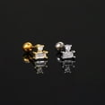 thumbnail image 2 of Rook Tragus Helix Piercing Hoop Earring for Women Lobe Cartilage Heart Ear Percing Chain Earring Stainless Steel Jewelry CC149, 2 of 5