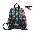 thumbnail image 5 of FORMRS School Backpack with Front Zippered Pocket 12" Elementary Student Travel Daypack, Cartoon Space Cat, 5 of 6