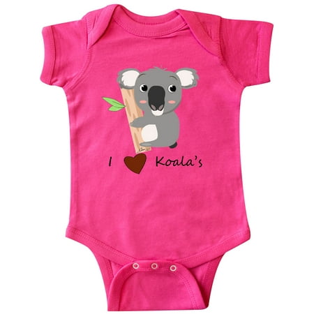 

Inktastic I heart Koalas Gift Baby Boy or Baby Girl Bodysuit