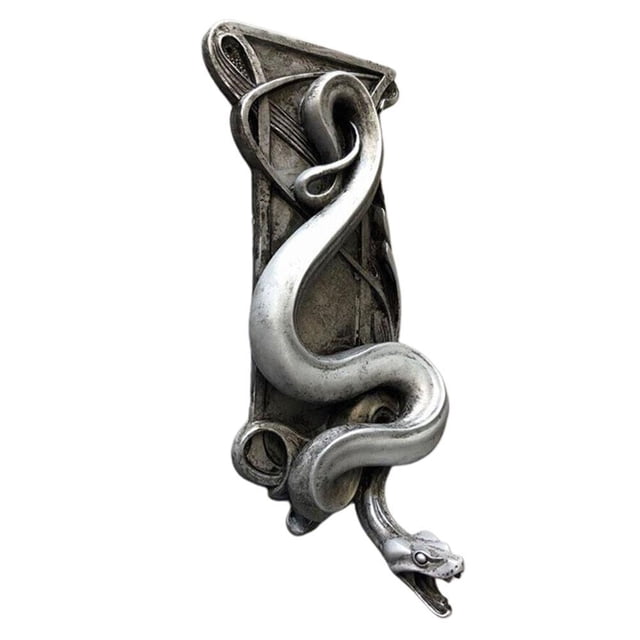 Estatua De Resina De Terror Serpientes Decoración De La Pared Gótica 3D Resina Figurita Decorativa Escultura Decoración Del Hogar yuarrent HA040333-01
