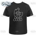 thumbnail image 1 of Camisetas gráficas de pollo y huevos ropa para hombre novedad en camisetas y camisetas Camiseta estampada de algodón para mujer ropa Y2K camiseta divertida bonita, 1 of 7