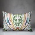 thumbnail image 3 of Creative Products White Background Folk Pattern 14x20 Indoor / Outdoor Pillow, 3 of 3