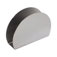 thumbnail image 2 of Oleegame 2PC Spoon And Lid Rest Gold Stainless Steel Semicircle Vertical Paper Towel Rack Hand Drawn Metal Paper Towel Seat Hotel Restaurant Napkin Seat Silver, 2 of 9