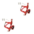 thumbnail image 3 of Yuarrent Portabidón Ligero Para Bicicletas - Cómodo Y Ajustable Portabidones Práctico Fácil De Instalar Titular Bilateral Rojo + Base Bilateral rojo+base 2piezas, 3 of 6