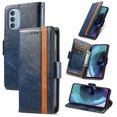 thumbnail image 1 of Case for Motorola Moto G51 Cover Leather Wallet Folio Case Book Design Flip Magnetic Closure - Blue, 1 of 5