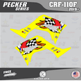 thumbnail image 3 of Kalair GFX Graphics Kit for Honda CRF110F (2019-2024) Pecker Series, 3 of 5