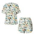 thumbnail image 5 of Xecao Cartoon Dinosaur print Swimsuit for women, Summer-ready, sporty style.Quick-dry fabric. Many sizes & colors., 5 of 9