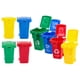 thumbnail image 3 of 8pcs Juegos de clasificación de la basura de la basura Desk Office Waste Can Mini basura de basura de basura de basura., 3 of 5