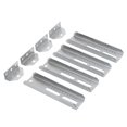 thumbnail image 3 of Kojem Standard 10 inch Boat Trailer Bunk Brackets with Swivel Tops Bolster Support Plate, 3 of 11
