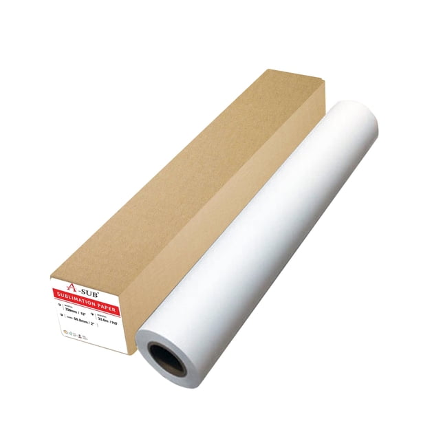 Rollo de papel para sublimación A-SUB 33 cm x 34 m 105 g/m²