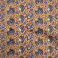 thumbnail image 1 of oneOoneCottonCambricOrangeFabricAfricanSewingCraftProjectsFabricPrintsByYard42InchWide, 1 of 4