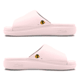 thumbnail image 2 of Unisex ISlide Pink Chicago Blackhawks Minimalistic Motive Slide Sandals, 2 of 5
