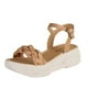 thumbnail image 1 of Sandalia Para Mujer CASTALIA 182-53 Latte Detalle de Trenza, 1 of 3