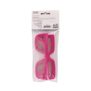 Pink Square Rhinestone Novelty Party Glasses, by Way To Celebrate
