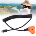 thumbnail image 4 of USB C D Tap Power Trigger, Sensitive USB C To D Tap Power Flexible Cable Universal Portable Spring Elastic  for Digital Cameras, 4 of 7