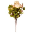 thumbnail image 6 of Efavormart 2 Pack | 19" Cream / Blush Rose Gold Silk Peony Flower Bouquet Arrangements, Artificial Wedding Bridal Bouquets, 6 of 10