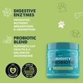 thumbnail image 4 of Mighty Paw Waggables Dog Probiotics Chews, Digestive Enzymes Supplement, Bacon Flavor, USA, 120 ct, 4 of 10