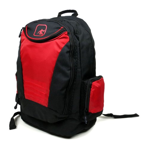 And1 Diagonal Zip Red Backpack